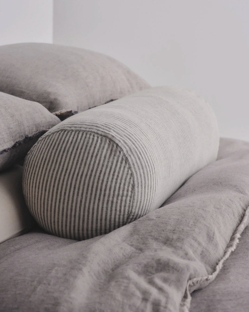 Hale Mercantile | Basix Stripe Linen Bolster
