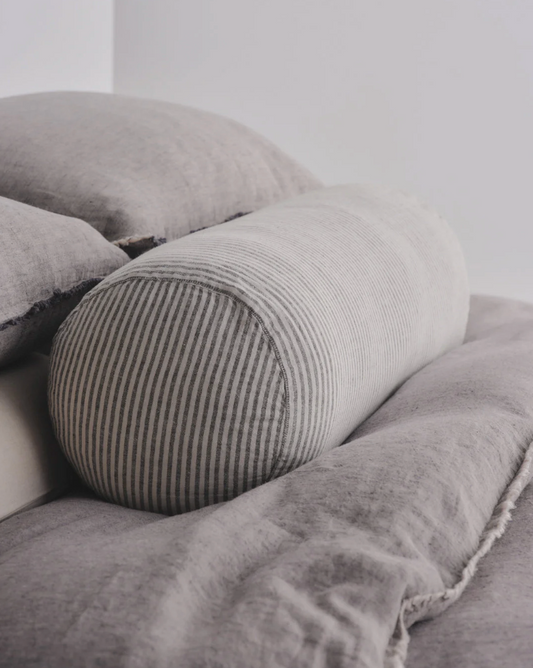 Hale Mercantile Basix Stripe Linen Bolster