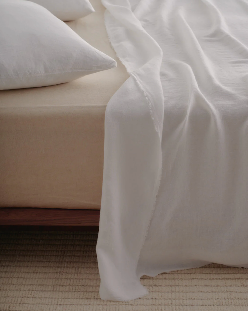 Hale Mercantile | Linen Flat Sheet | Super King