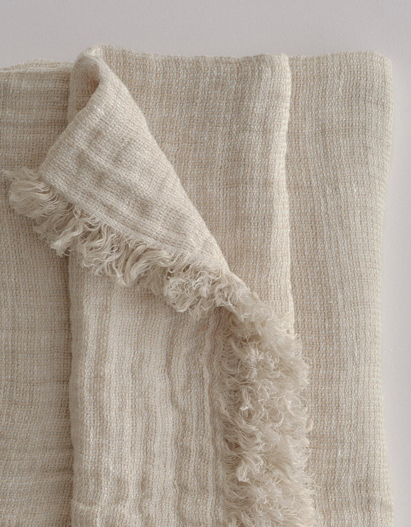 Hale Mercantile | Crush Linen Throw