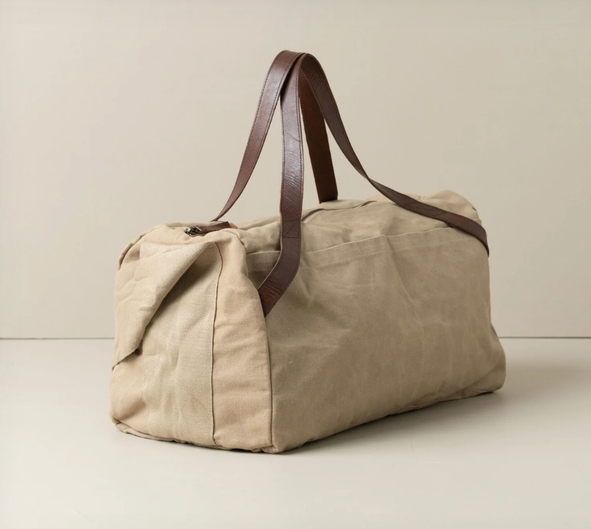 Saarde | Journey Duffle Canvas Bag | Clay