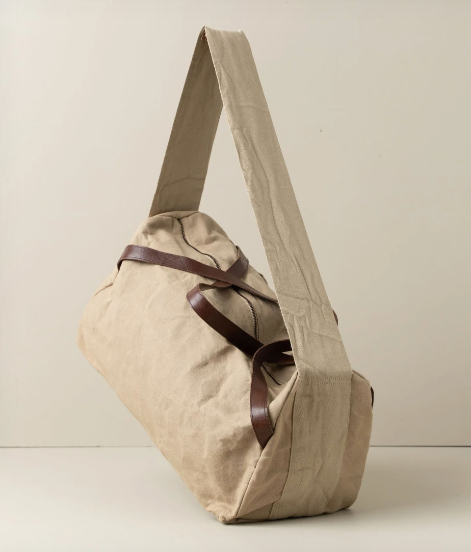Saarde | Journey Duffle Canvas Bag | Clay