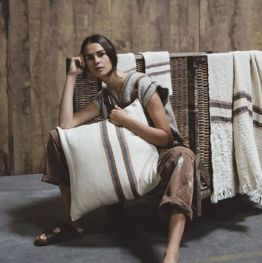 Libeco Harlan Stripe Belgian Cushion Cover