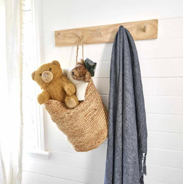Eadie Artisan Hand Woven Hanging Sack - Large