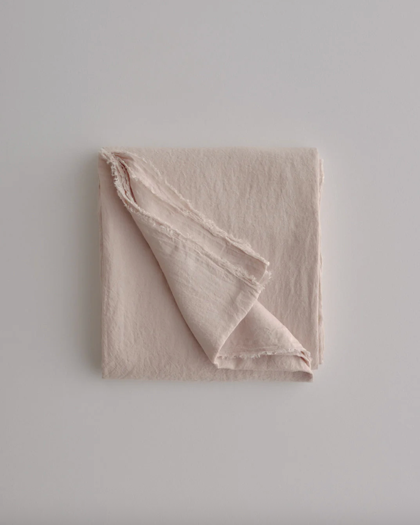 Hale Mercantile | Flocca Linen Duvet Cover | King - Floss