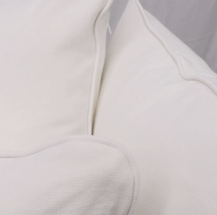 Keely Slipcover Armchair | White