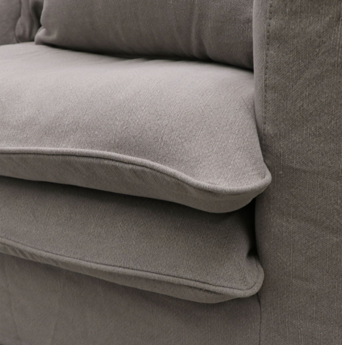 Keely Slipcover Armchair | Cement