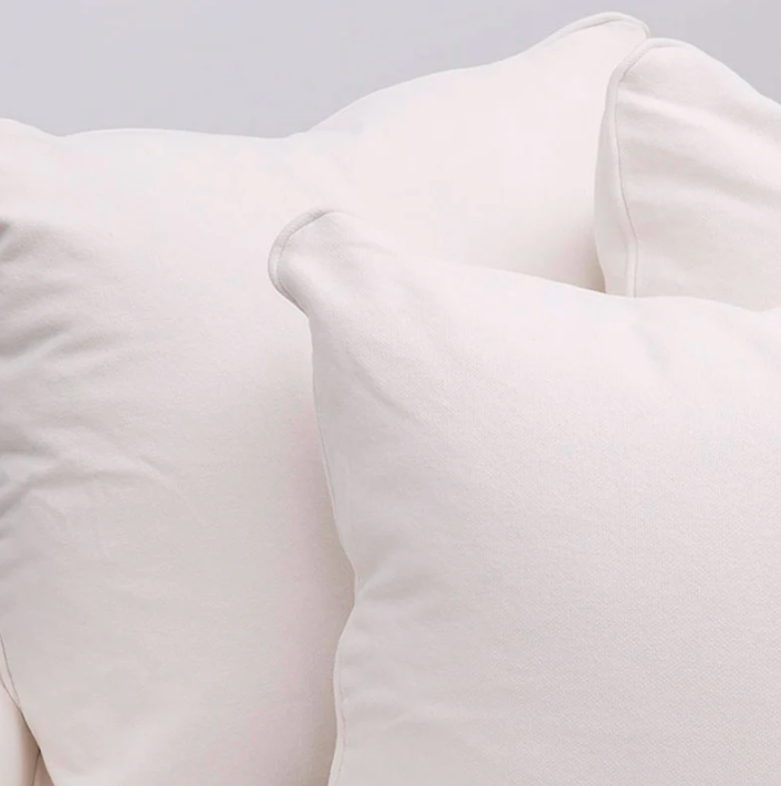 Keely Slipcover 3 Seater Sofa | White