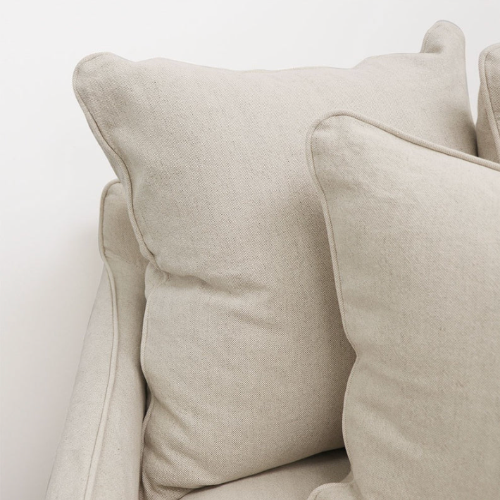 Lotus Slipcover Armchair | Oatmeal