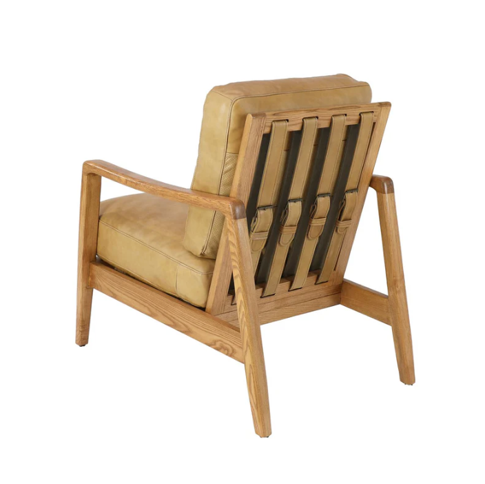 Martin Armchair | Tan/Natural Leather