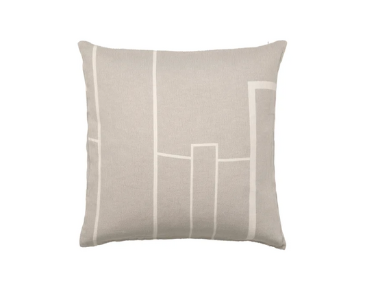 KRISTINA DAM | Architecture Cushion | Beige/Cream