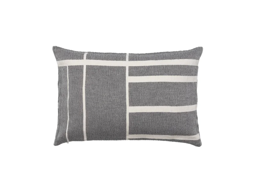 KRISTINA DAM | Architecture Cushion | Grey/Cream