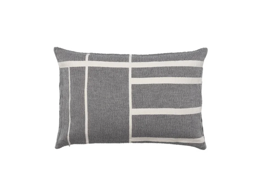 KRISTINA DAM | Architecture Cushion | Grey/Cream