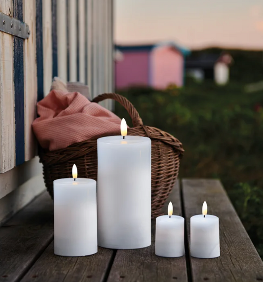 Sirius | Sille Outdoor Candle | Medium | White