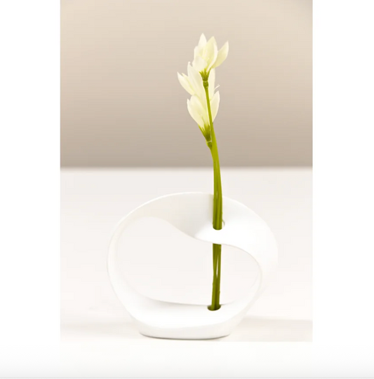 Twisted Ribbon Bud Vase