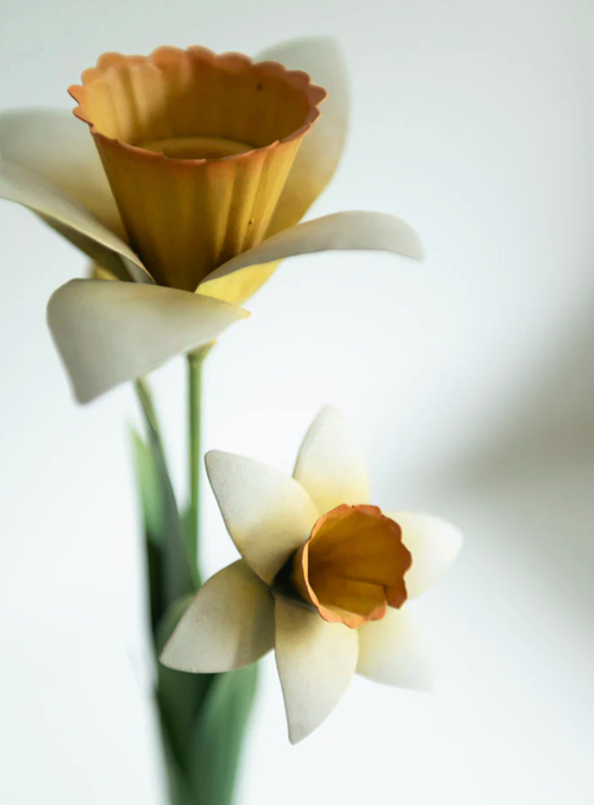 Daffodil Candle Holder Straw