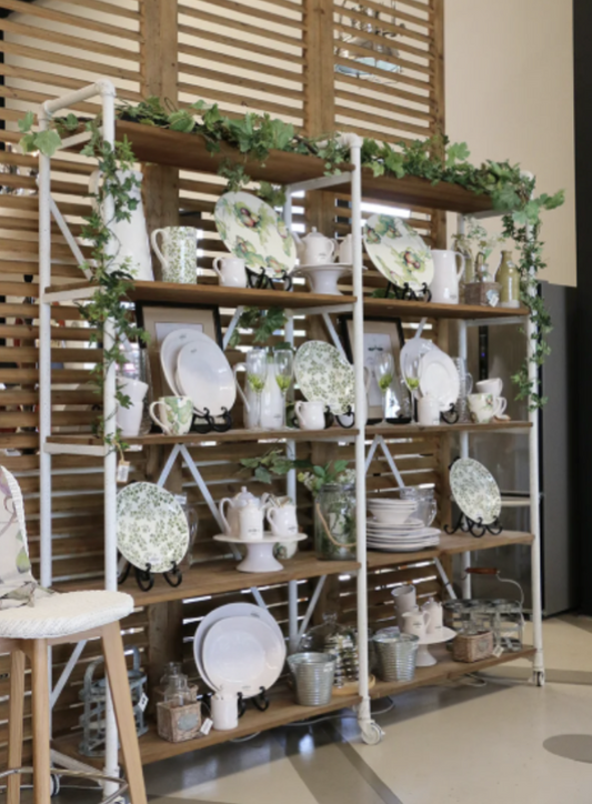Riveria Double Industrial | Old Pine/White Steel