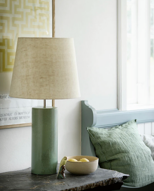 Miguel Ceramic Lamp Base | Seagrass 32cmH