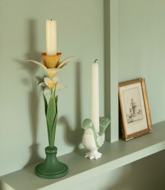 Daffodil Candle Holder Straw