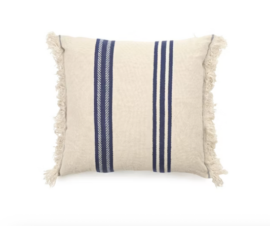 Libeco | Cushion Cover | The Indigo Stripe