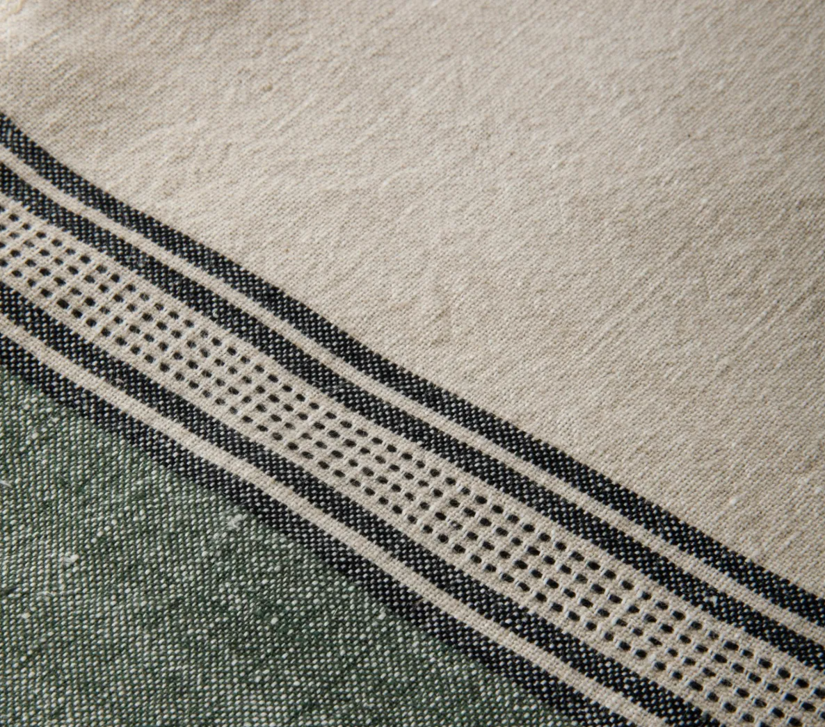Atelier Ribbon Teatowel | Green