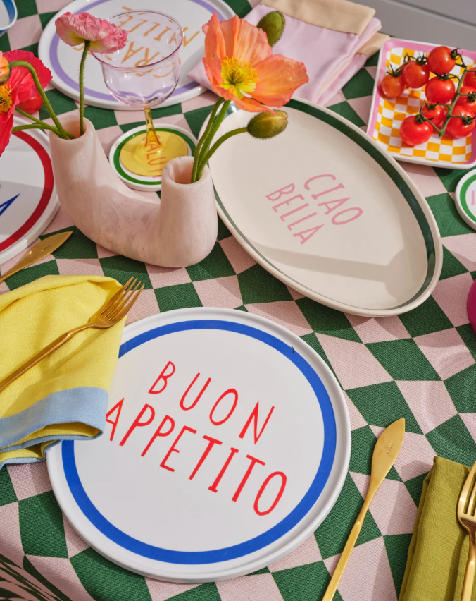 Large Buon Appetito Plate