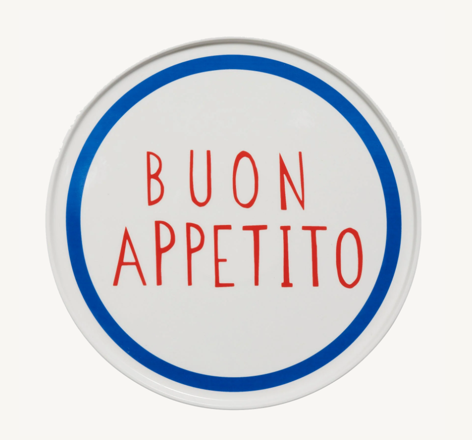 Large Buon Appetito Plate