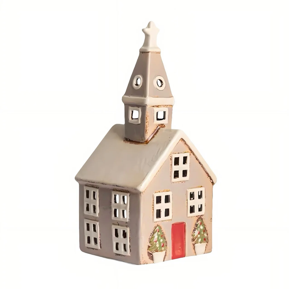 Alsace Tealight Church | Christmas Stone
