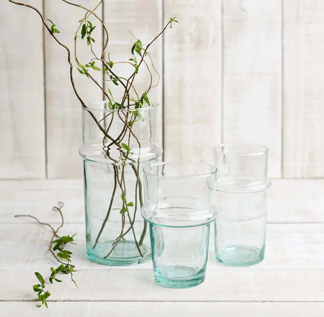 Beldi Vase Bok Luk | Clear