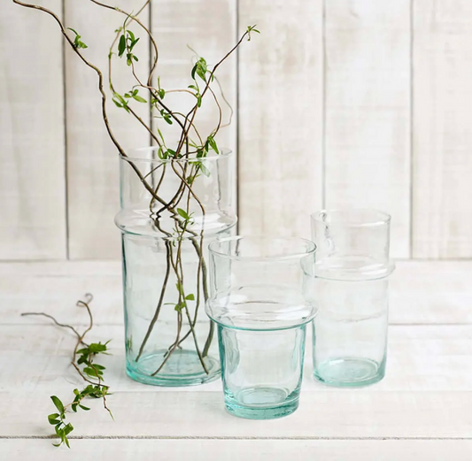 Beldi Vase Bok Luk | Clear