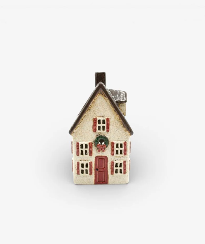 Nordgard Tall Villa with Bow Wreath Tealight