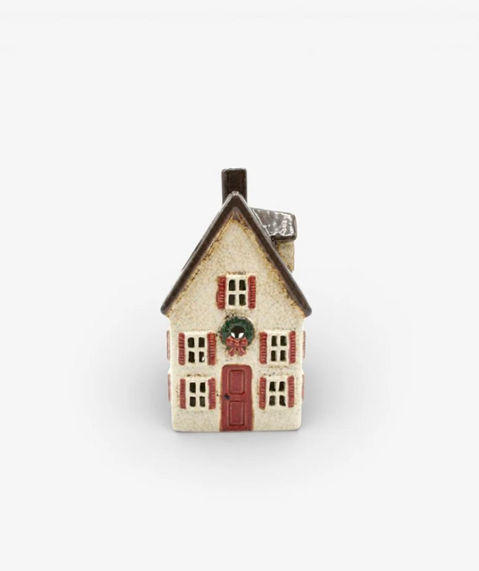 Nordgard Tall Villa with Bow Wreath Tealight
