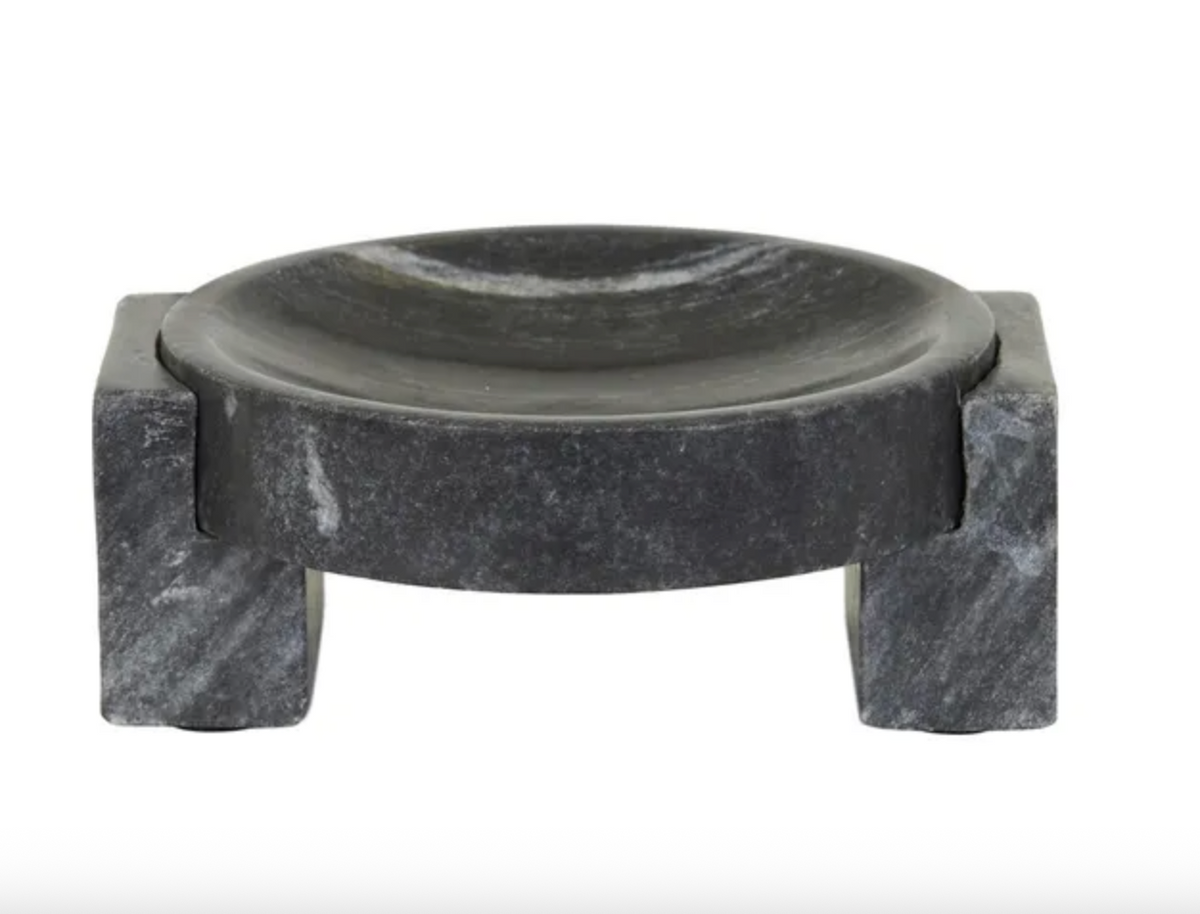 Rufus Hedra Bowl | Black Marble