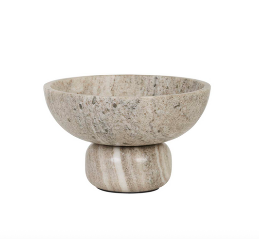 Rufus Indra Goblet Bowl | Oat Marble