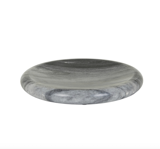 Rufus Indra Shallow Bowl | Large | Black Marble