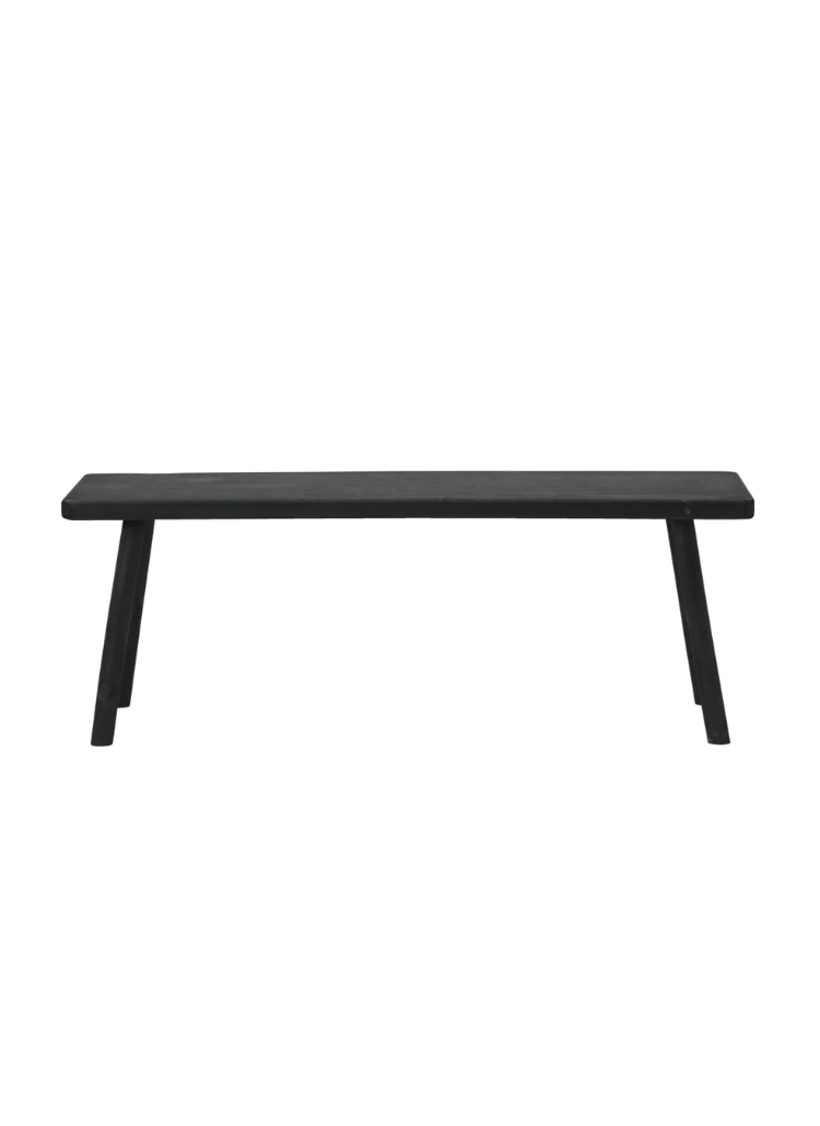 Rustic Bench | Black | 120cm