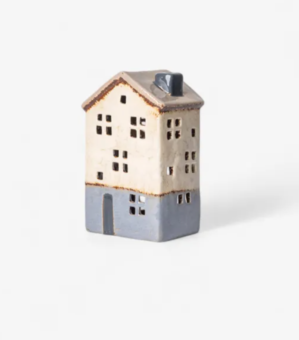 Saint Malo Tealight House Stone Roof
