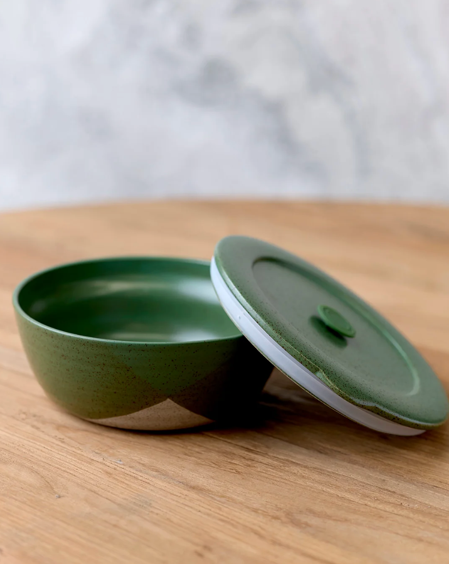 The Wanderer Green Dipped Container