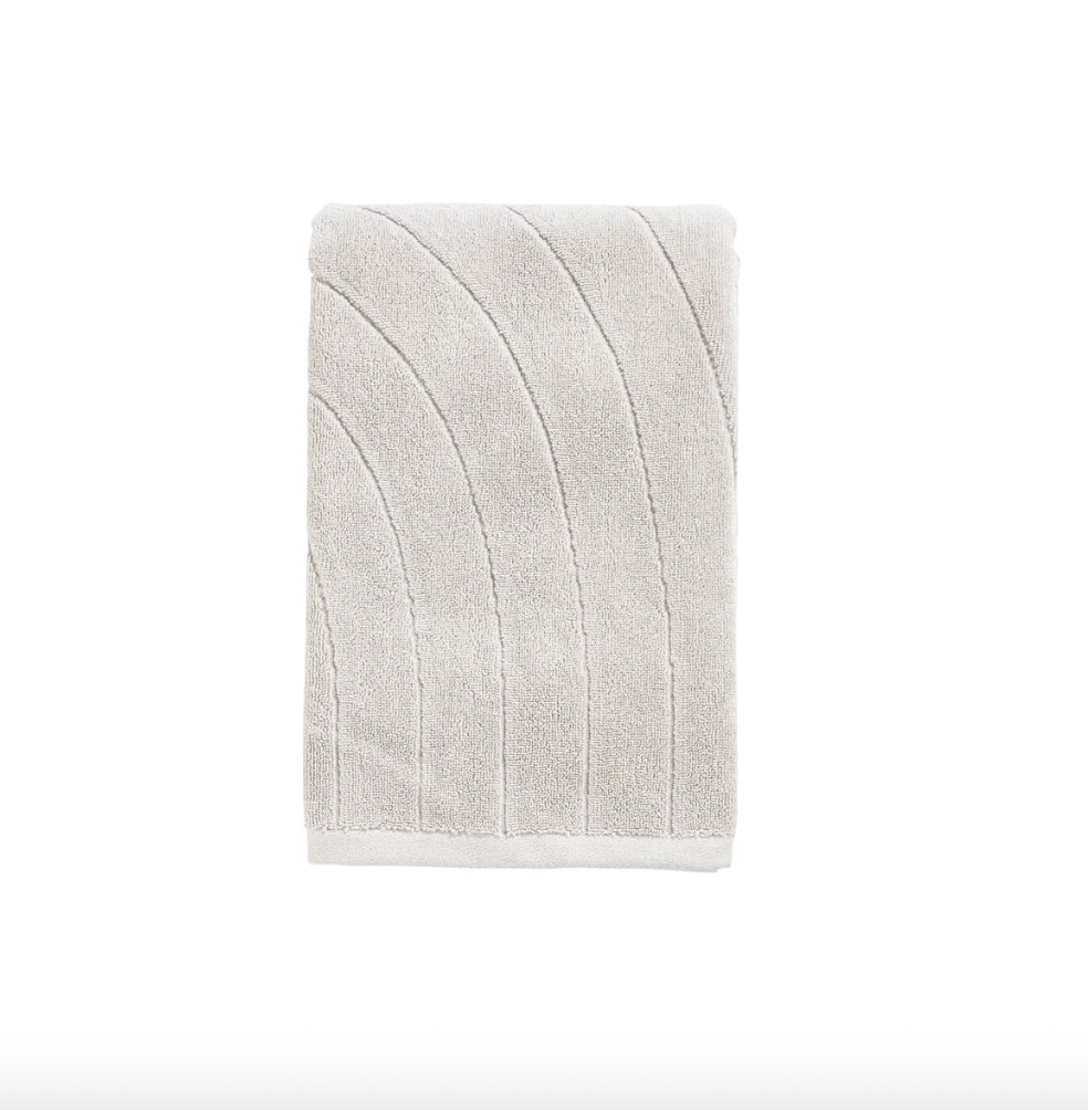 Time Bath Towel | Soft Grey