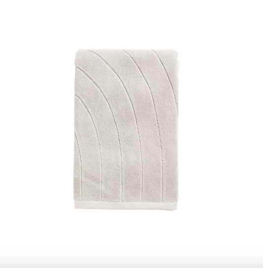 Time Bath Towel | Soft Grey