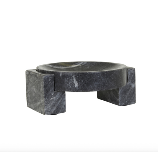 Rufus Hedra Bowl | Black Marble
