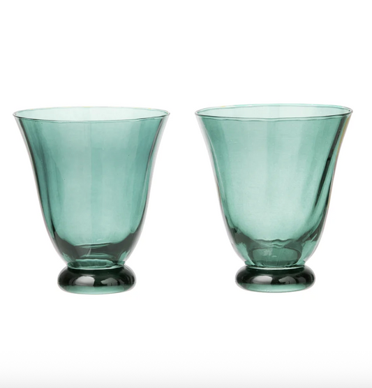 Trellis Water Glass | Topaz | Set of 2