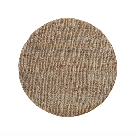 Eka Jute Round Rug | Natural