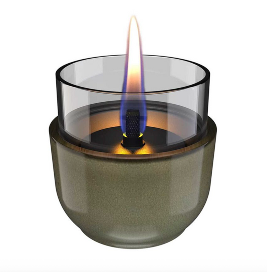 Violet 8 Tender Candle | Glaze Green