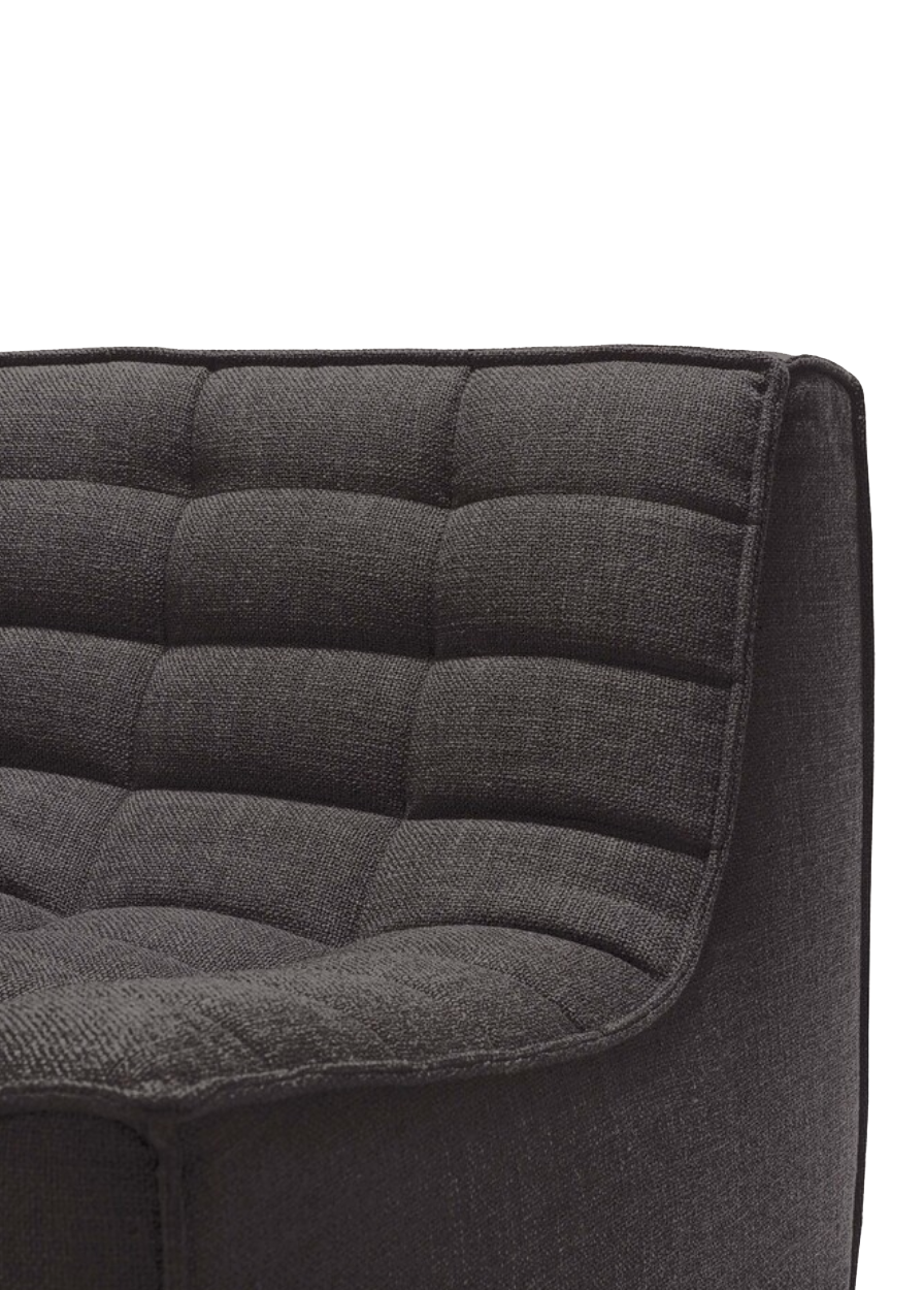 Henry Modular 2-Seater Sofa - Dark Grey