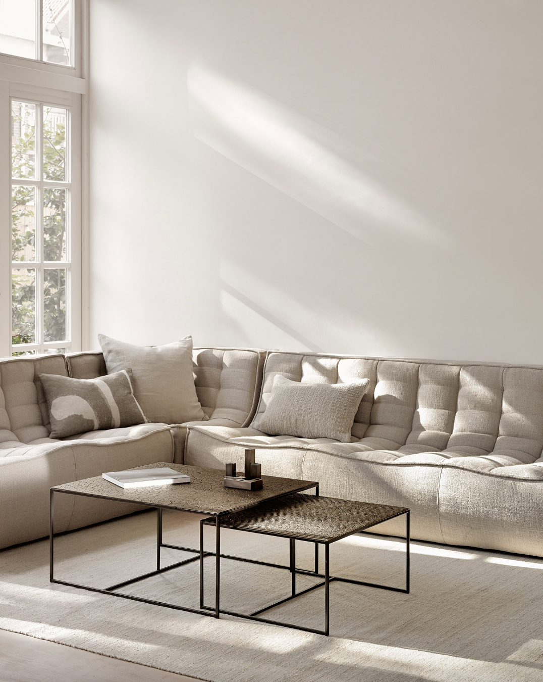 Henry 3-Seater Modular Sofa - Beige