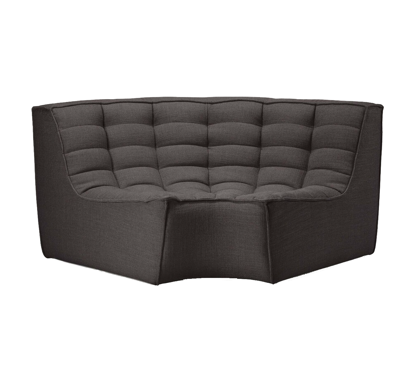 Henry Modular Round Corner - Dark Grey