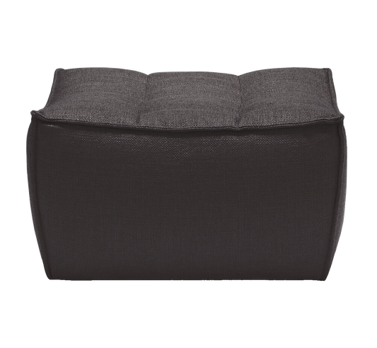 Henry Modular Foot Stool - Dark Grey