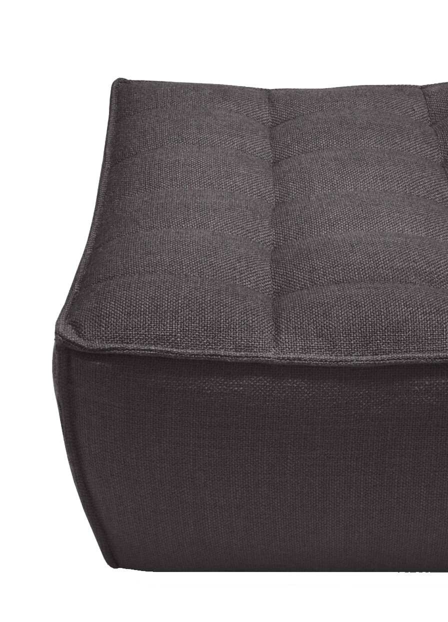 Henry Modular Foot Stool - Dark Grey