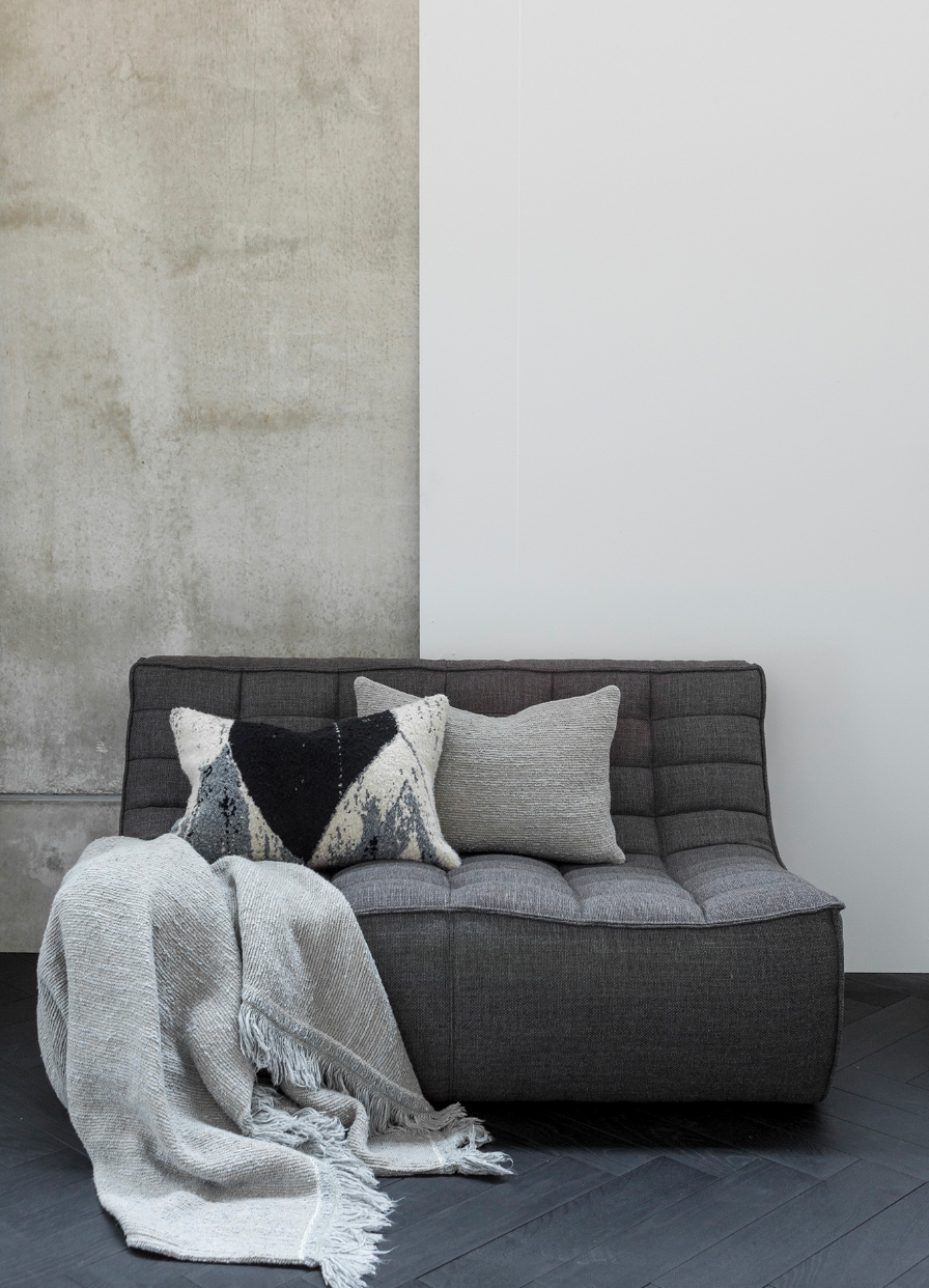 Henry Modular 2-Seater Sofa - Dark Grey